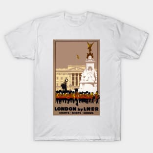 London by L.N.E.R - Vintage Travel Poster T-Shirt